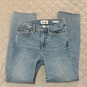 Frame Denim Light Blue Le High Straight Jeans